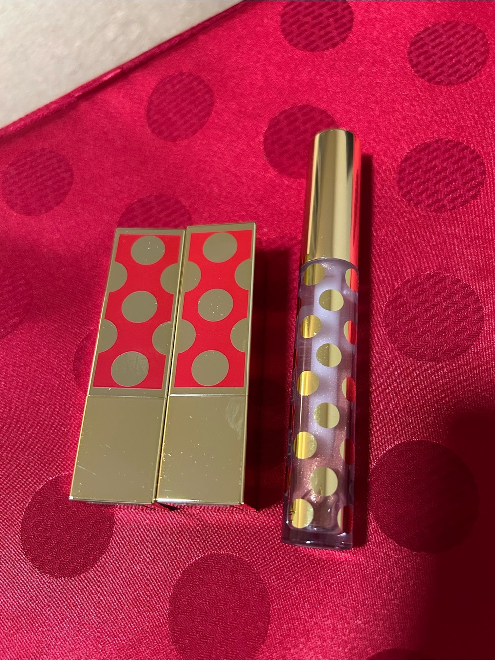Gold Polka Dot Lip Gloss - Women Makeup